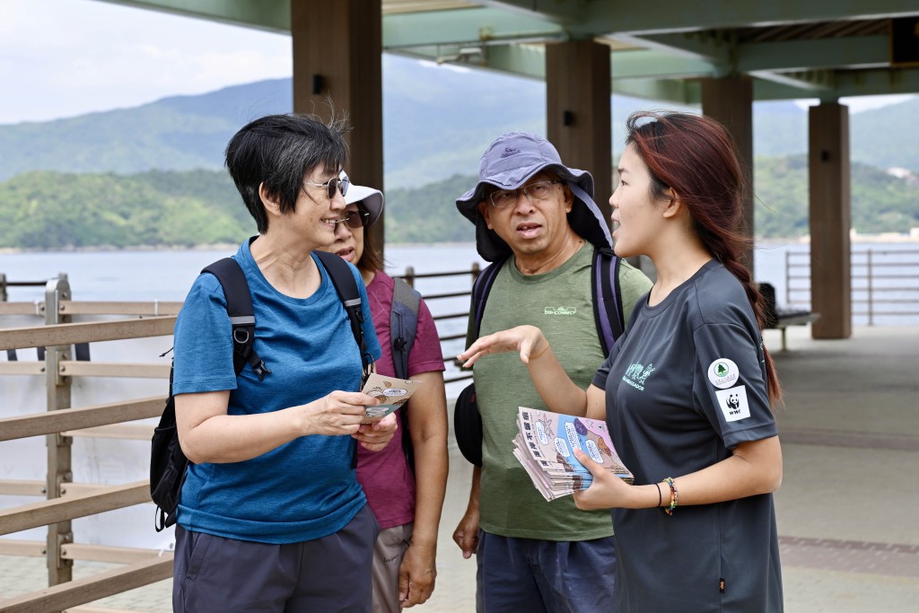  漁護署五一期間將派員提醒遊人欣賞自然及守護自然。