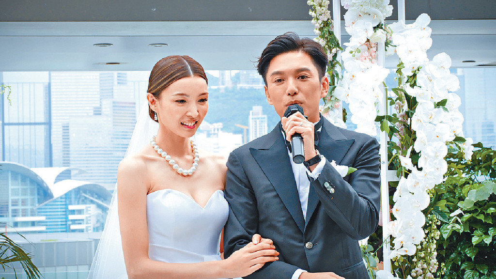 ﻿■薛世恒與圈外女友Cherie共偕連理。