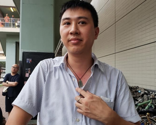 丘文俊報稱被人襲擊。丘文俊facebook圖片