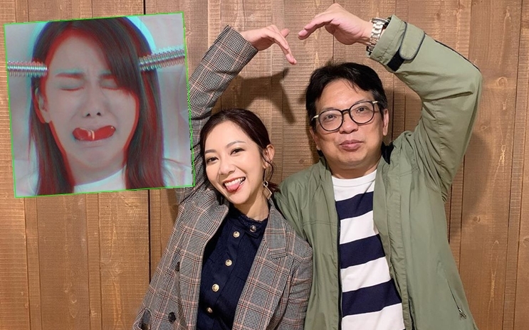 未受病毒感染的何雁詩上載和阿佳合照,為對方打氣。另J. Arie檢測報告都係冇事。