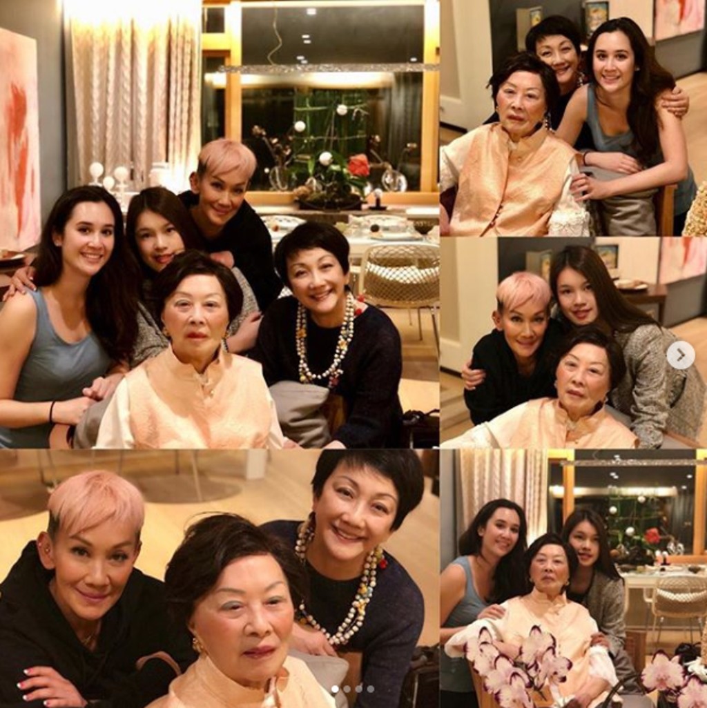 2018年11月，利夫人與家人聚餐。