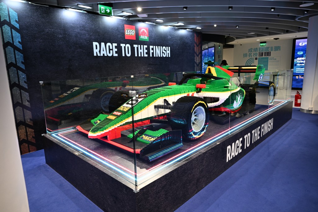博物館的最新展品是1:1三級方程式賽車，用上超過30萬塊LEGO Bricks拼砌而成。（圖片來源：《親子王》）
