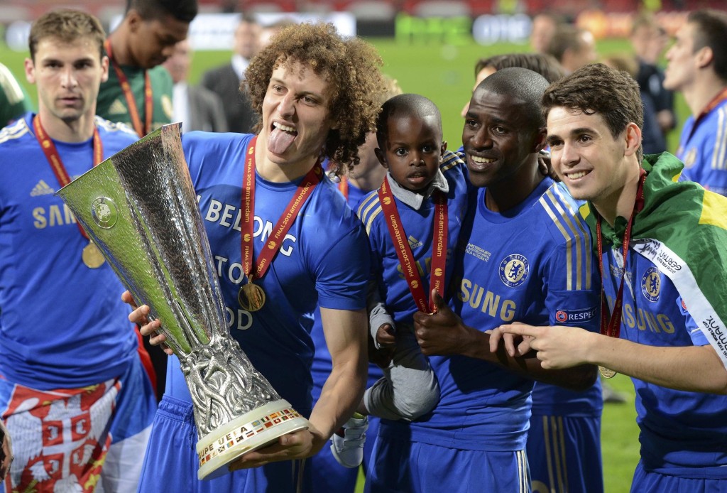 奥斯卡曾助车路士赢得欧霸冠军。路透社