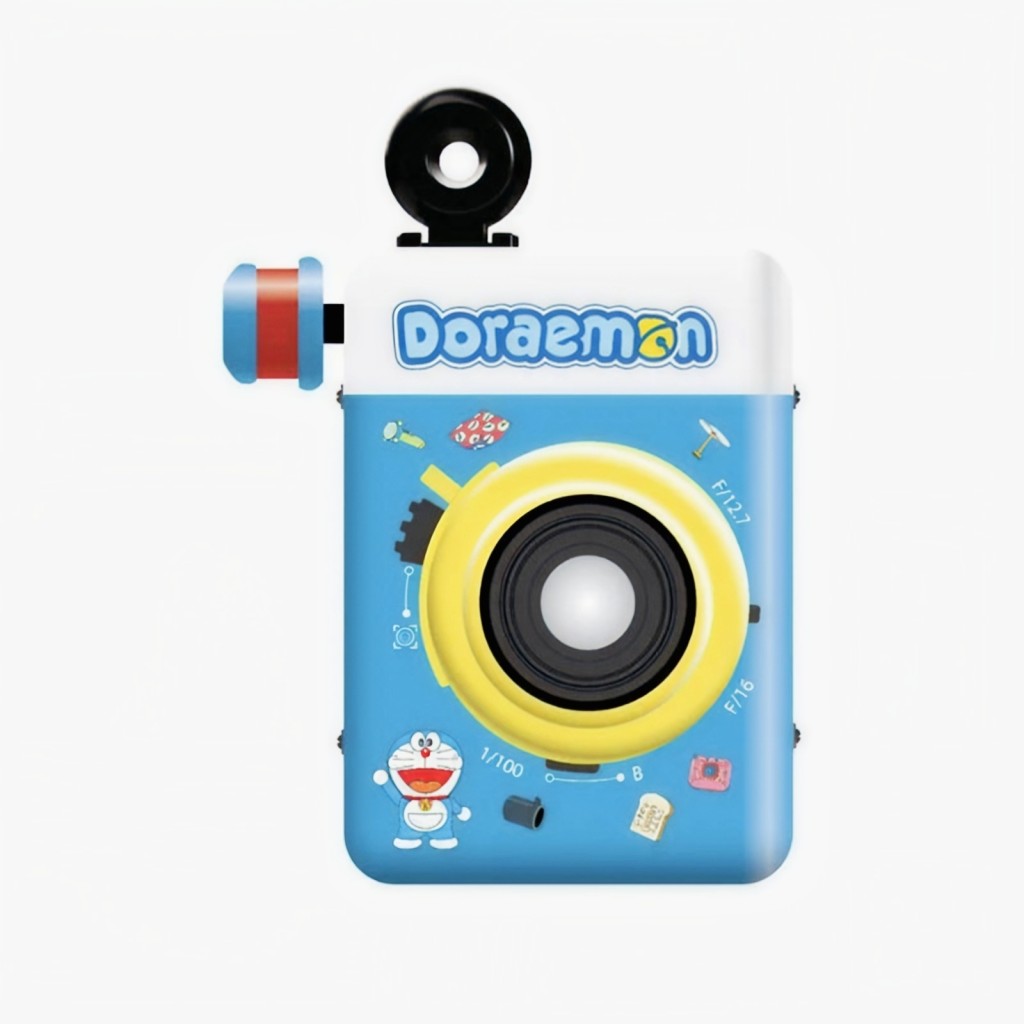 Escura Instant 60s限定版機身印有多啦A夢及不同法寶,賣相可愛十足。 Escura Instant 60s限定版機身印有多啦A夢及不同法寶,賣相可愛十足。
