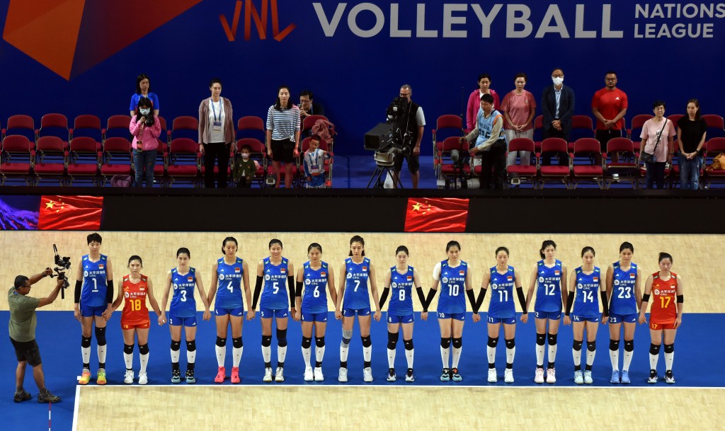 世界女排联赛今年6时于香港体育馆内举行。新华社