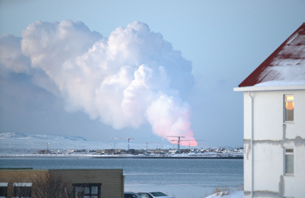 这是冰岛3个月以来第3度火山爆发。路透社