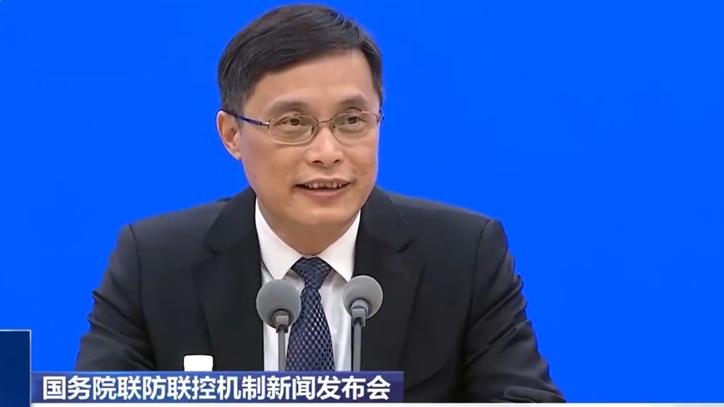 國家中醫藥管理局副局長黃璐。 央視截圖