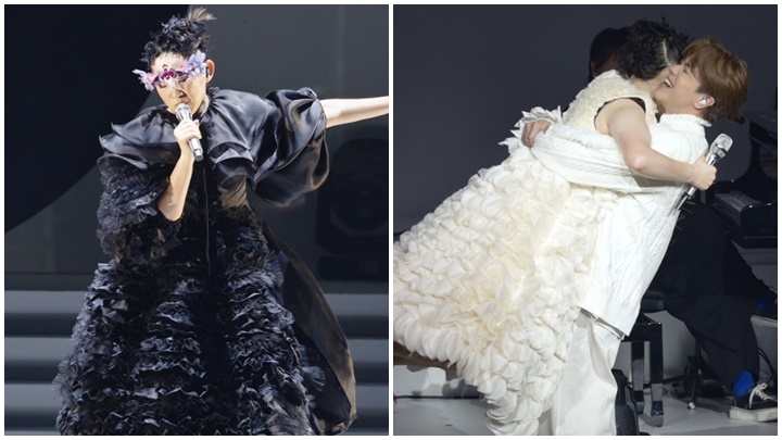 王菀之澳門演唱會驚喜連連  張敬軒突襲上台送熊抱 主動邀相隔10年合體再開騷