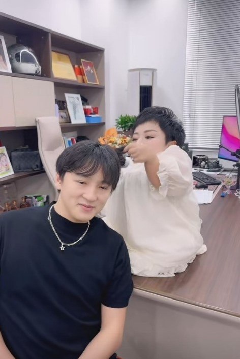 李喜梅和大雙一直十分恩愛。 李喜梅和大雙一直十分恩愛。