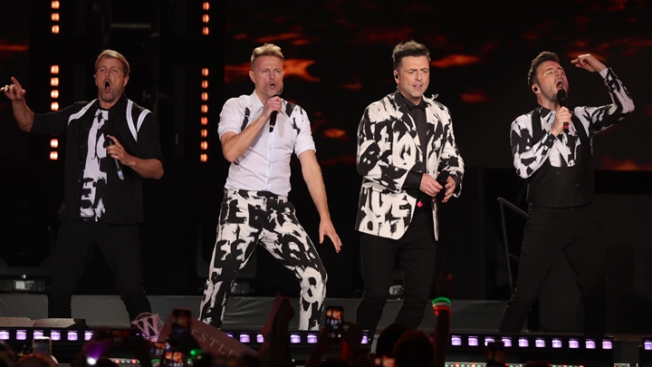 Westlife今晚展開一連兩場的香港演唱會。