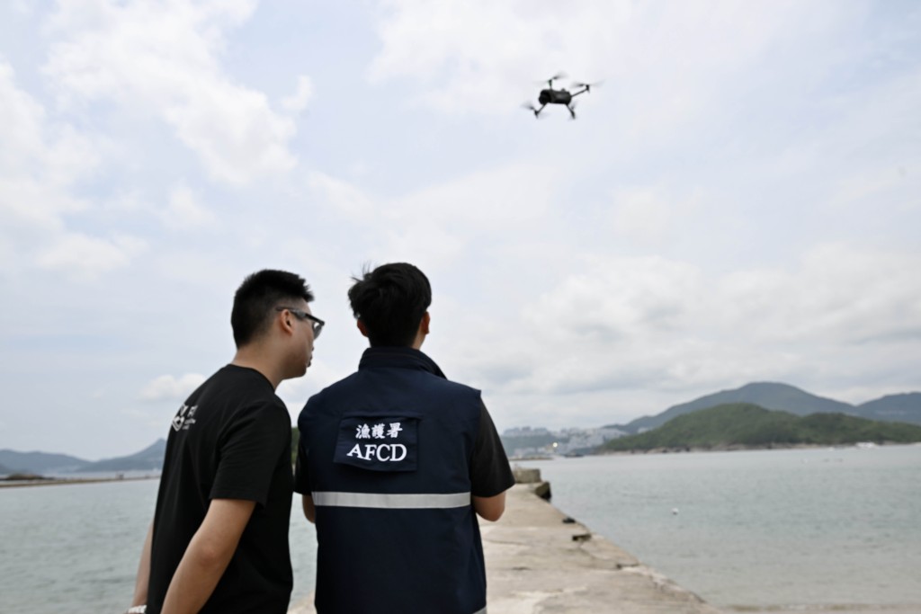 漁護署將派出無人機監察橋咀洲，留意是否有人破壞海洋生態。