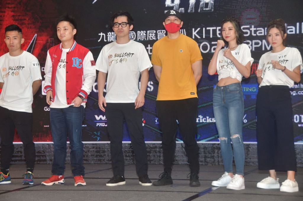 鍾培生同林作喺記者會上依然冇交流。