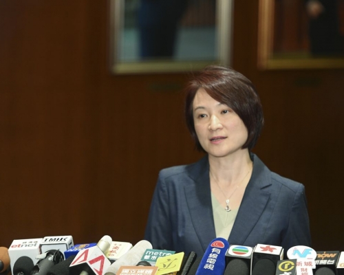 李慧琼強烈讉責連串違法暴力示威活動。資料圖片