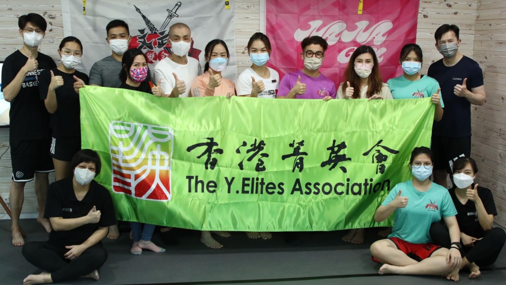 香港菁英會在NANA GYM舉行搏擊體驗活動。大會提供圖片
