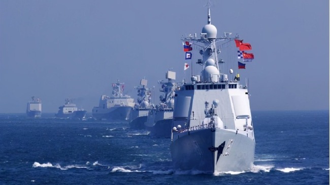 中国近年致力加强海军建设。