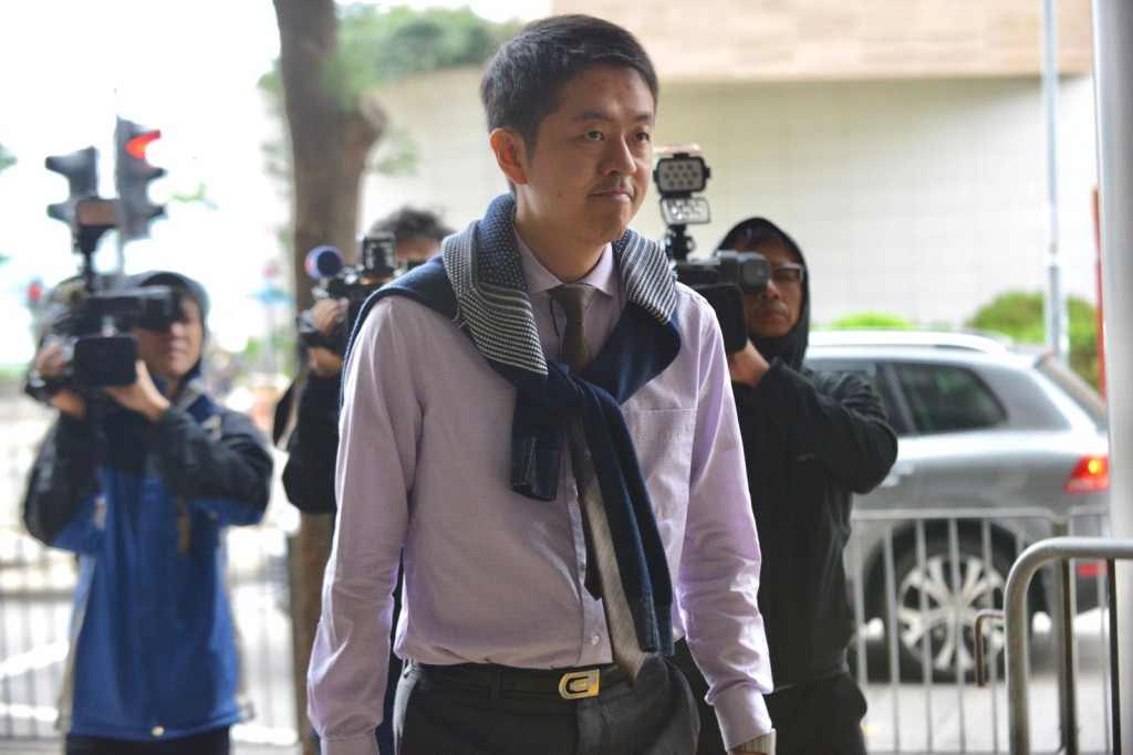 許智峯早前被裁定表證成立,今出庭自辯。