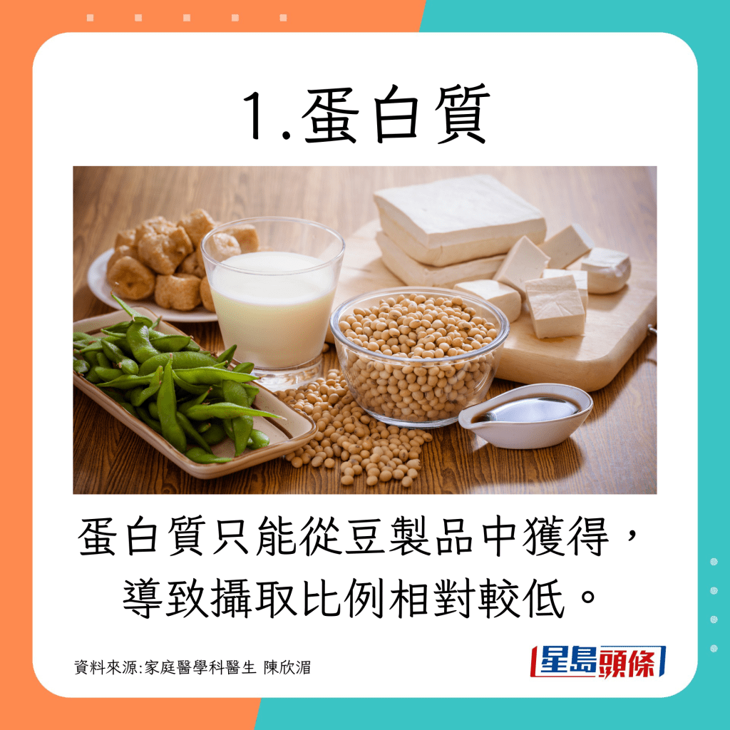 蛋白質只能從豆製品中獲得
