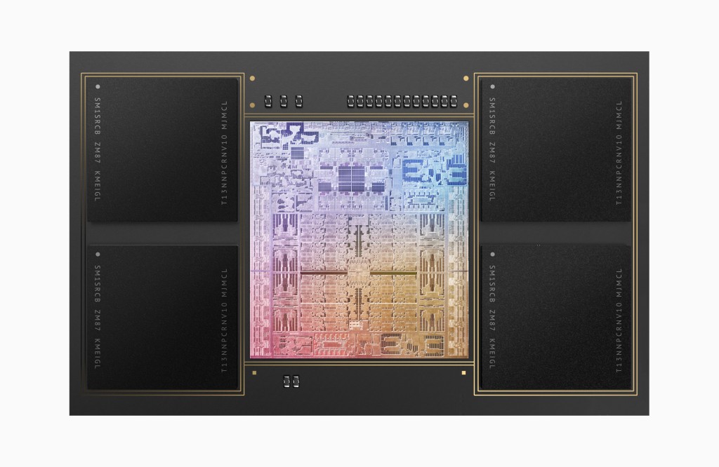 ●新MacBook Pro可选配最高M1 Max晶片、64GB记忆体及至8TB SSD的超高配置规格。