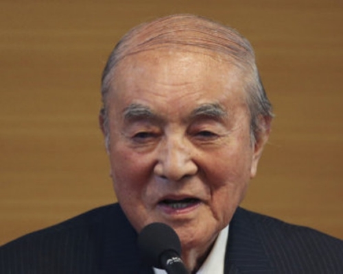 日本前首相中曾根康弘100岁大寿。网上图片