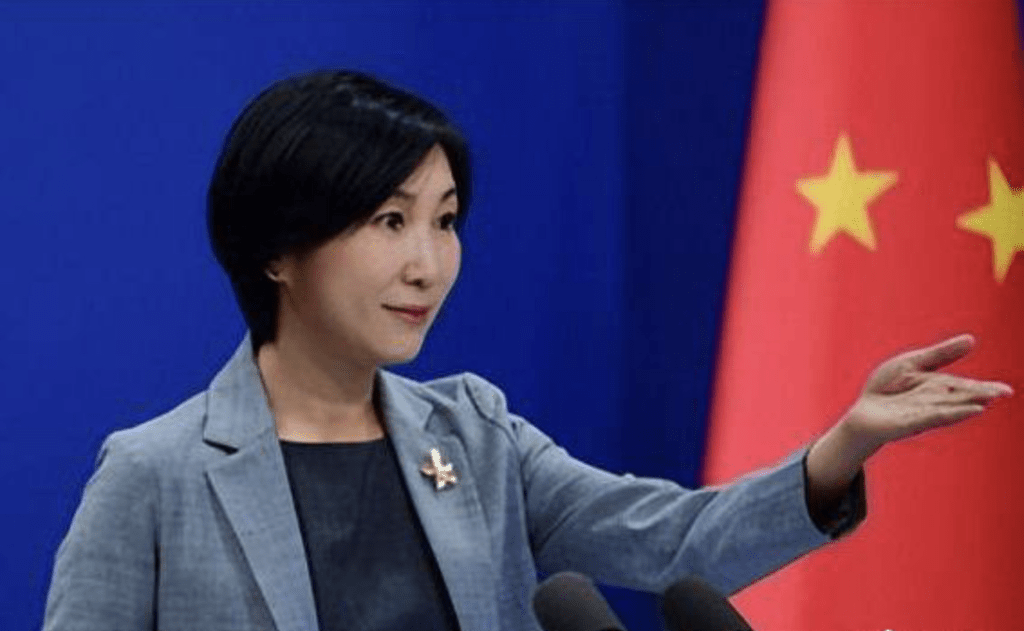 外交部發言人毛寧表示,堅決反對美方涉港報告,促美方停止干預香港事務。資料圖片