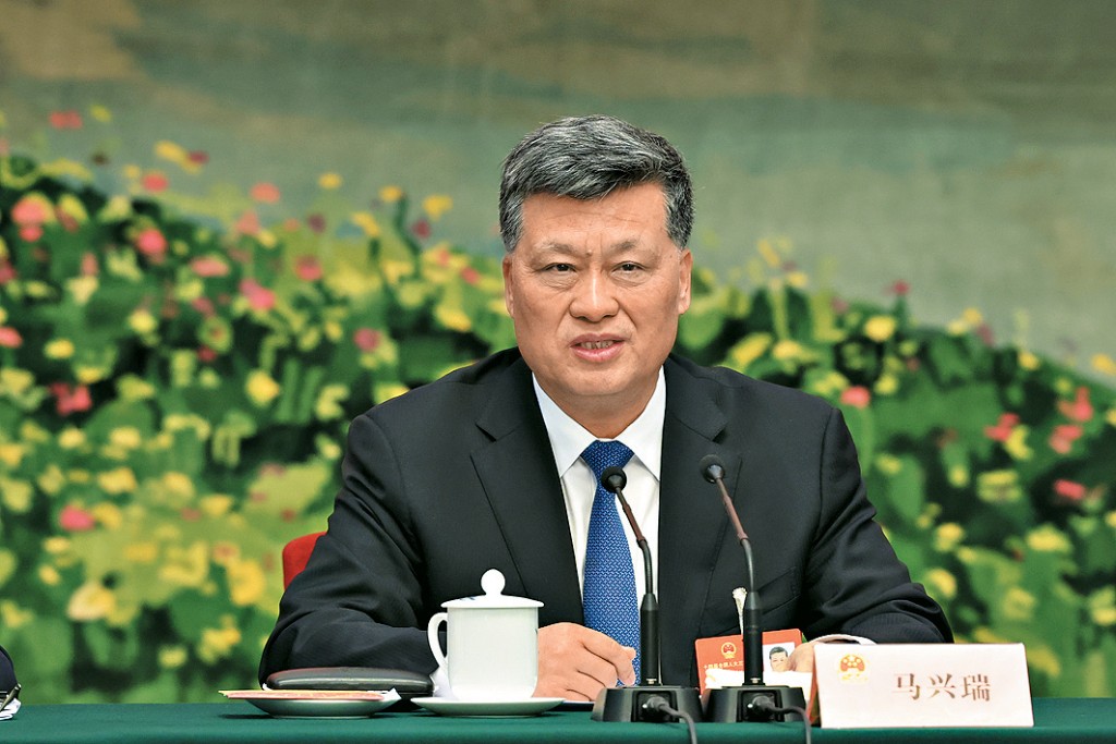 原中央政治局委員馬興瑞。