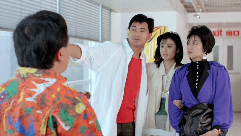 張敏在1987年拍《精裝追女仔》，在當中飾演周潤發女友。