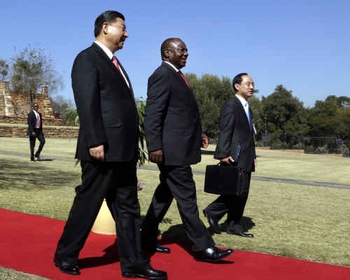 今年適逢中國和南非建交20年。AP