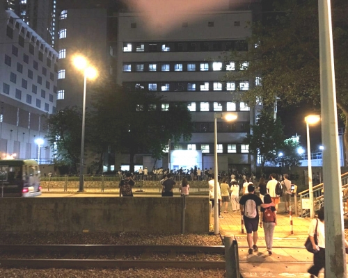天水圍警署。網民圖片