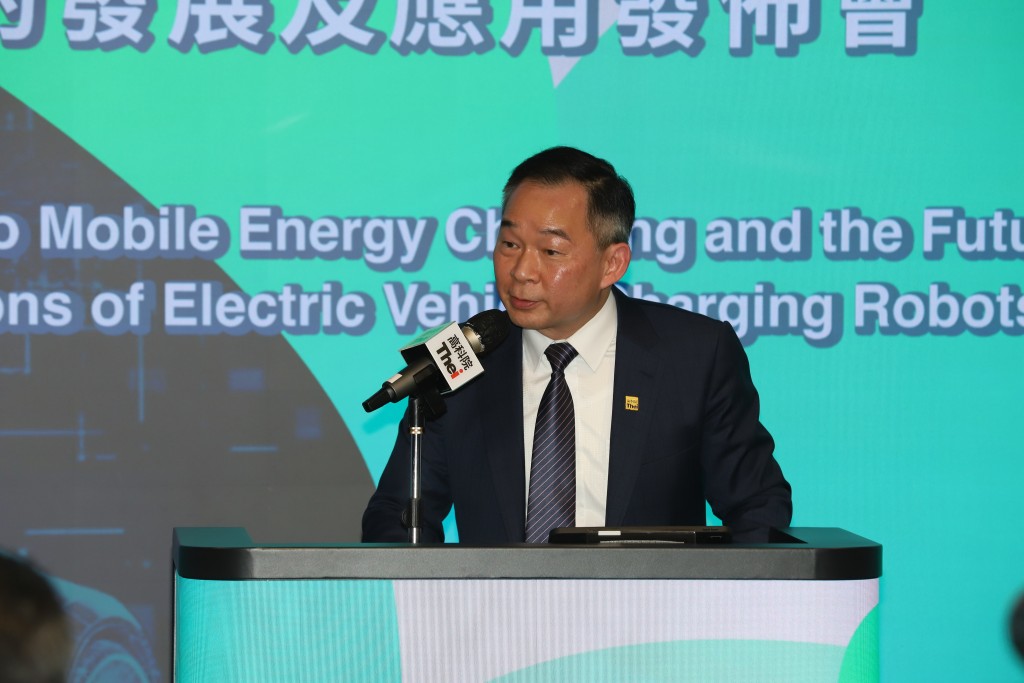 THEi高科院校長劉建德教授致歡迎辭。