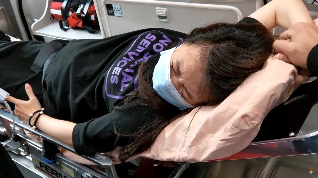 蔡阿嘎的孕妻受驚嚇更出現宮縮情況,慶幸最後沒有大礙正在醫院安胎。(網圖)