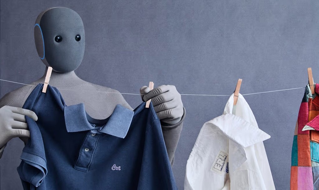 1X NEO是市場上首款家用人形機械人,識得晾衫、抹枱、打理家居,身價跟打擂台的宇樹G1相若。 1X NEO是市場上首款家用人形機械人,識得晾衫、抹枱、打理家居,身價跟打擂台的宇樹G1相若。