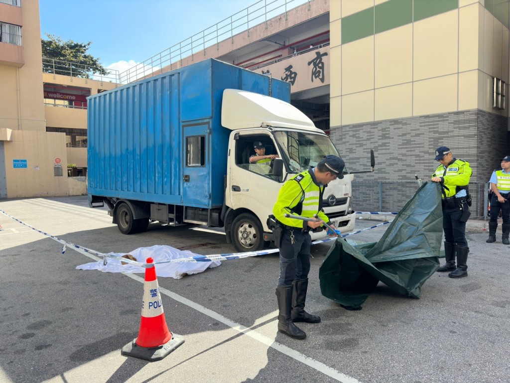 警員到場調查。梁國峰攝