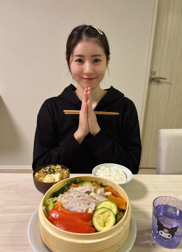 2024年巴黎奥运羽毛球女子双打铜牌得主“羽毛球女神”志田千阳。IG/@_chiharushida_