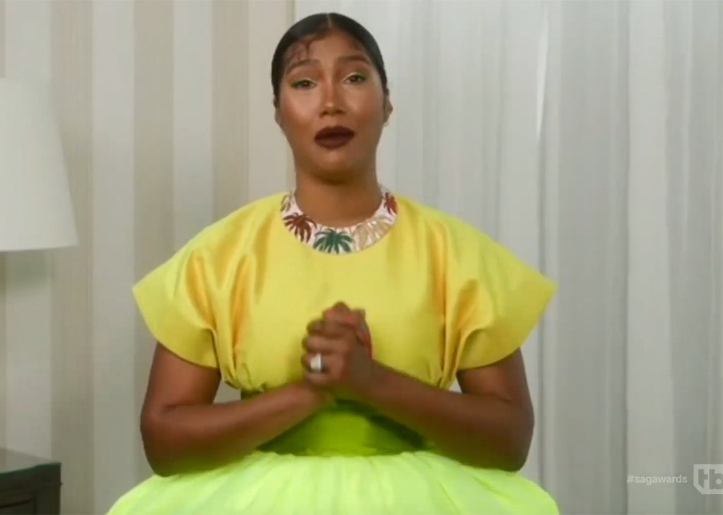 查特域克保斯曼妻子代老公領獎，並發表感言。