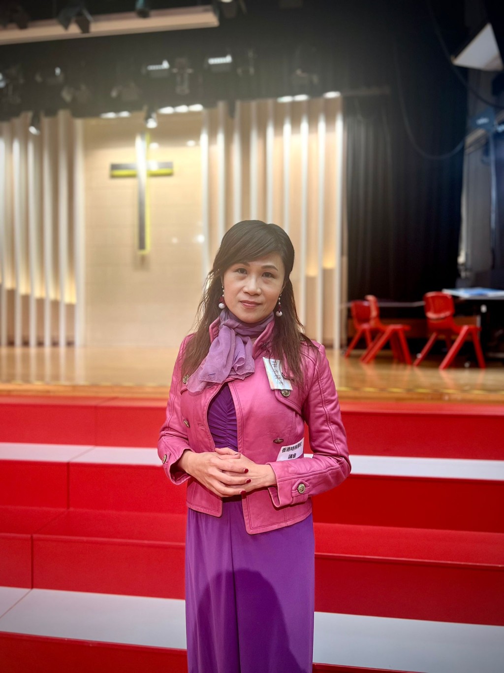 李靜雯強調,「議員應作為聯繫人,而非對立者」,進一步推動政府、學校及相關界別的三方合作。佘丹薇攝 李靜雯強調,「議員應作為聯繫人,而非對立者」,進一步推動政府、學校及相關界別的三方合作。佘丹薇攝