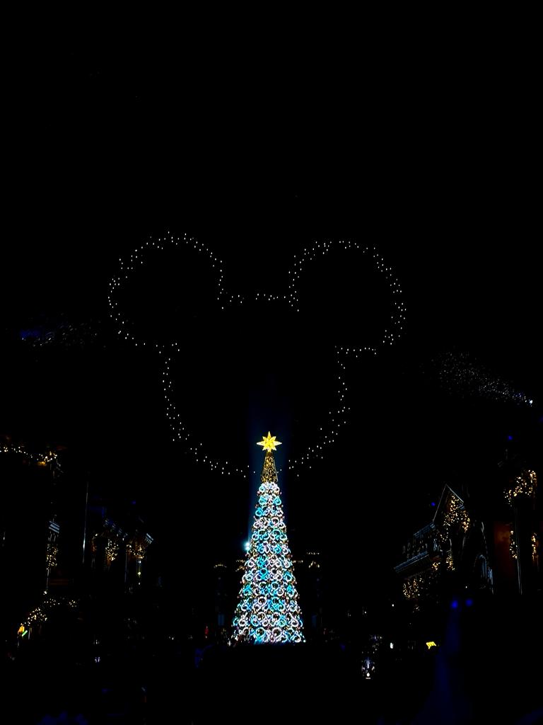 今年更大搞新意思，每晚入夜上演的聖誕樹亮燈禮都會加入無人機表演