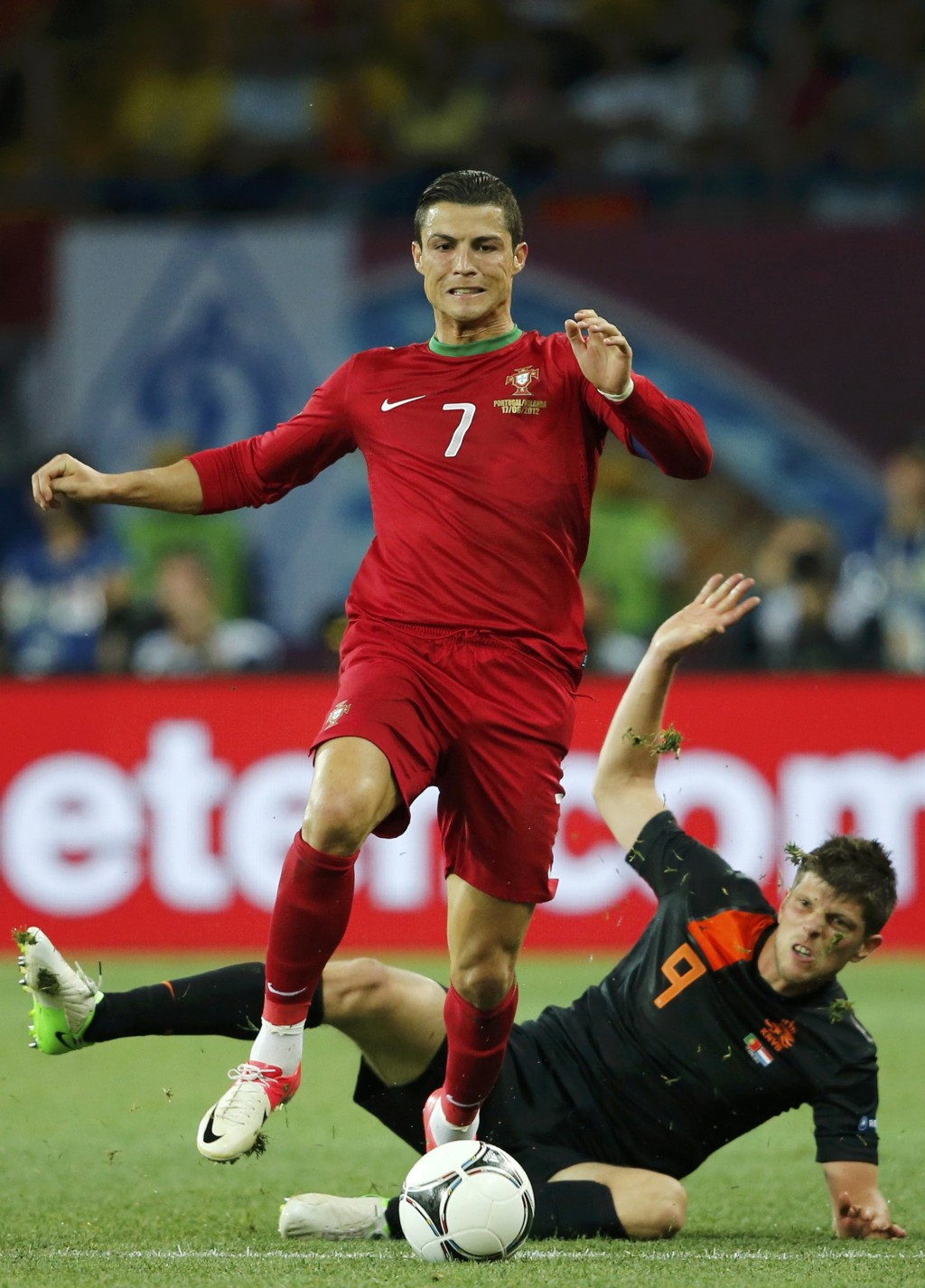 C朗于2012欧国杯是葡萄牙队长。Reuters