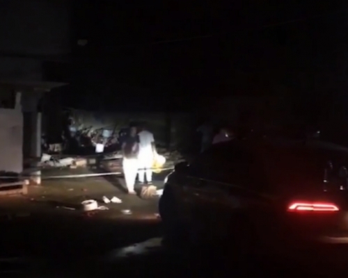 爆炸后厂房变成废墟。网图