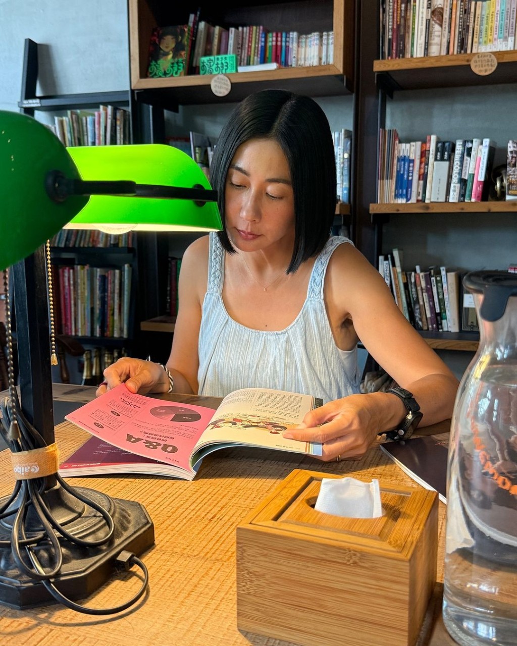 林利霏與老公張翰婚後育有一女,一家三口過著幸福生活。 林利霏與老公張翰婚後育有一女,一家三口過著幸福生活。