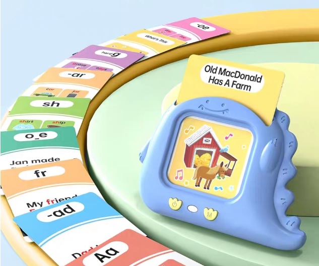 幼兒童英語自然拼讀插卡片機（圖片來源：網上圖片）