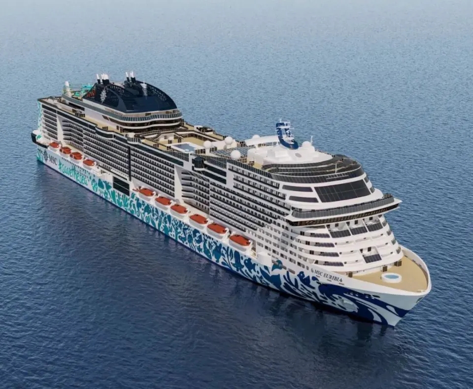 MSC地中海「神女號」郵輪。 MSC地中海「神女號」郵輪。