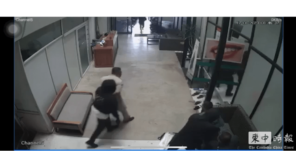 武裝歹徒從醫院劫走中國籍囚犯。柬中時報圖片