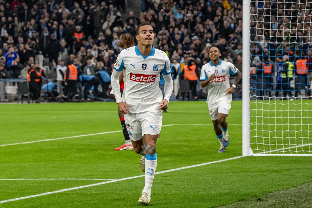 馬賽陣中頭號星將美臣格連活特。法新社