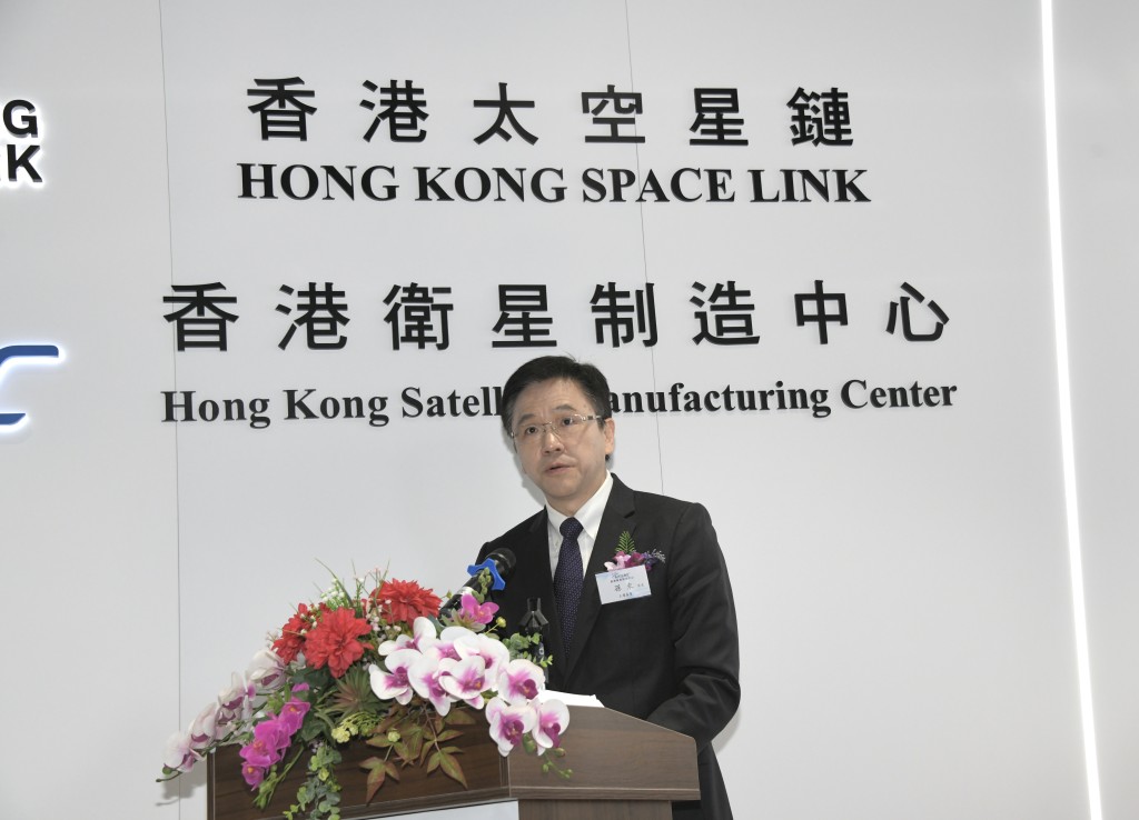 孫東強調特區政府建設香港國際創新科技中心的決心堅定。黃偉強攝