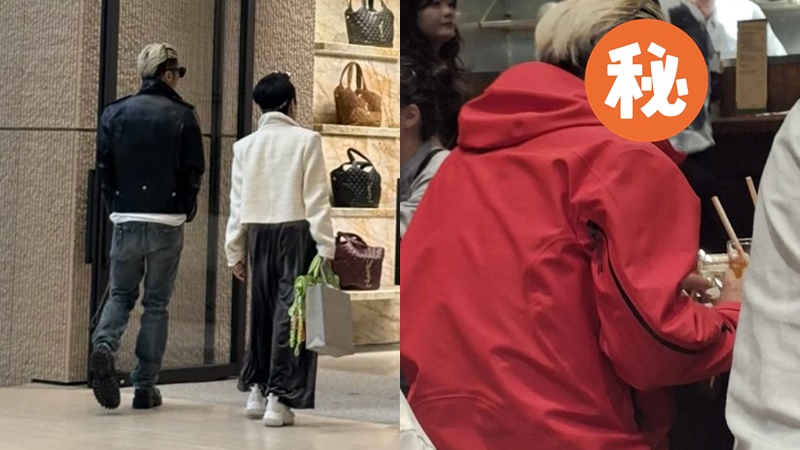 謝霆鋒背貼背黐住市民食泰菜畫面曝光  親民舉動電暈食店員工  傍實狄波拉行名店極孝順