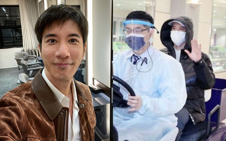王力宏疑用調虎離山,今日11點前已離開檢疫隔離酒店。(左:中國時報提供圖片)