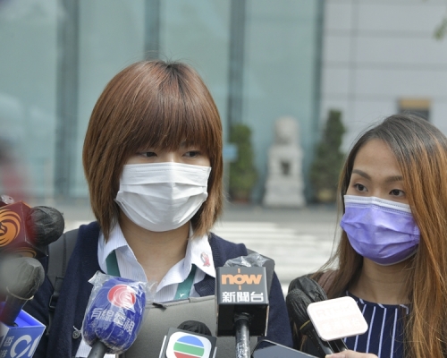 國泰空中服務員工會主席王思敏(左)。資料圖片