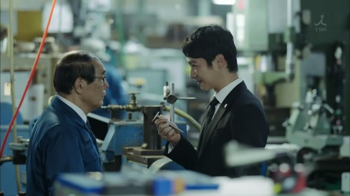 志賀廣太郎和堺雅人合作《半澤直樹》。