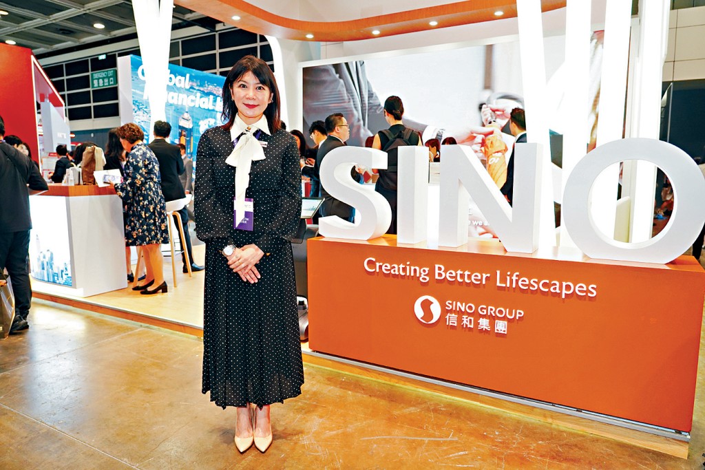 本港地產商資產管理董事蔡小姐表示，今次展覽反應很熱烈。
