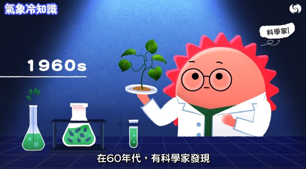 香港天文台《氣象冷知識》「汪汪夢裏聞:下雨的味道」截圖。 香港天文台《氣象冷知識》「汪汪夢裏聞:下雨的味道」截圖。